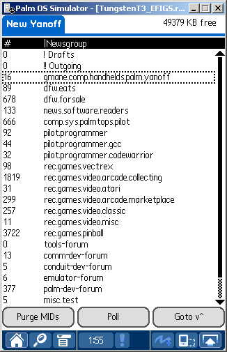 NG List on T3 w/ small font